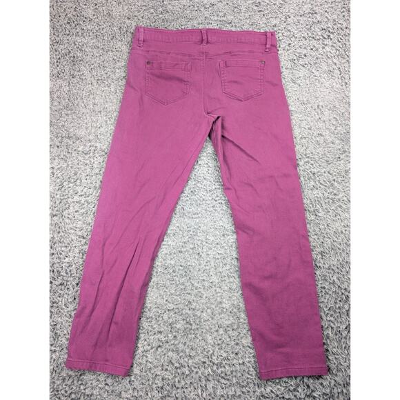 Sanctuary Jeans Women 30 Purple Slim Straight Denim Stretch Mid Rise Normcore - Picture 2 of 10